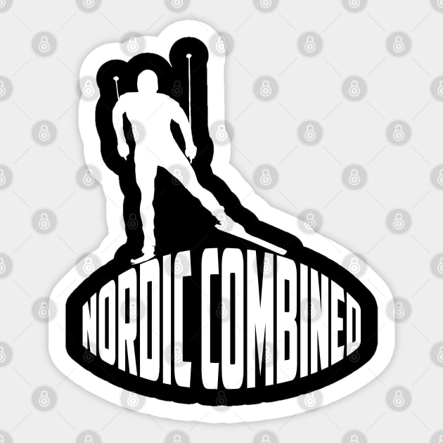 Ski Team Combination Combiner Nordic Combined Winter Sticker by dr3shirts